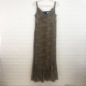 Beautiful leopard print maxi dress. See 2nd picture for color.